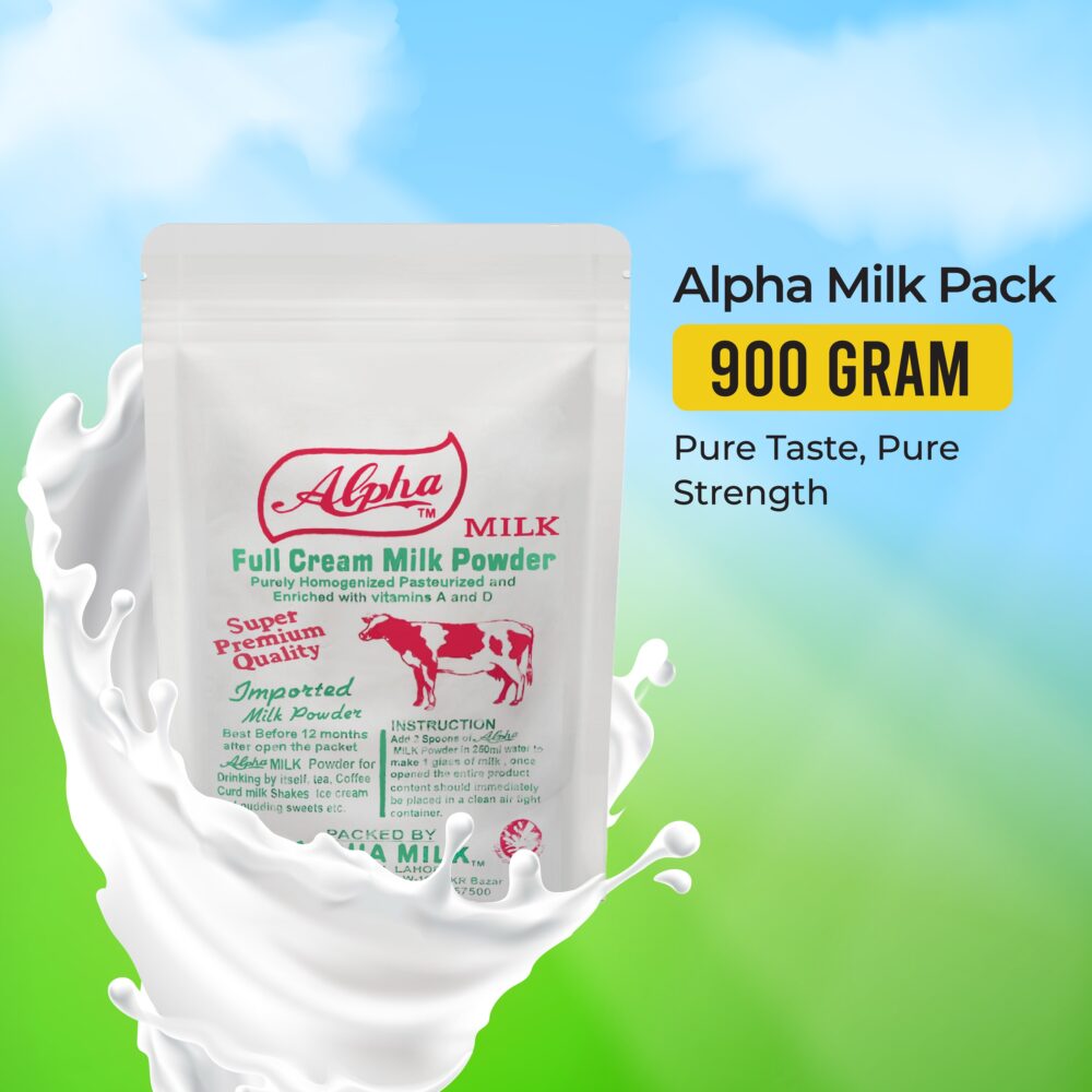 Alpha White Milk Powder (900gm)