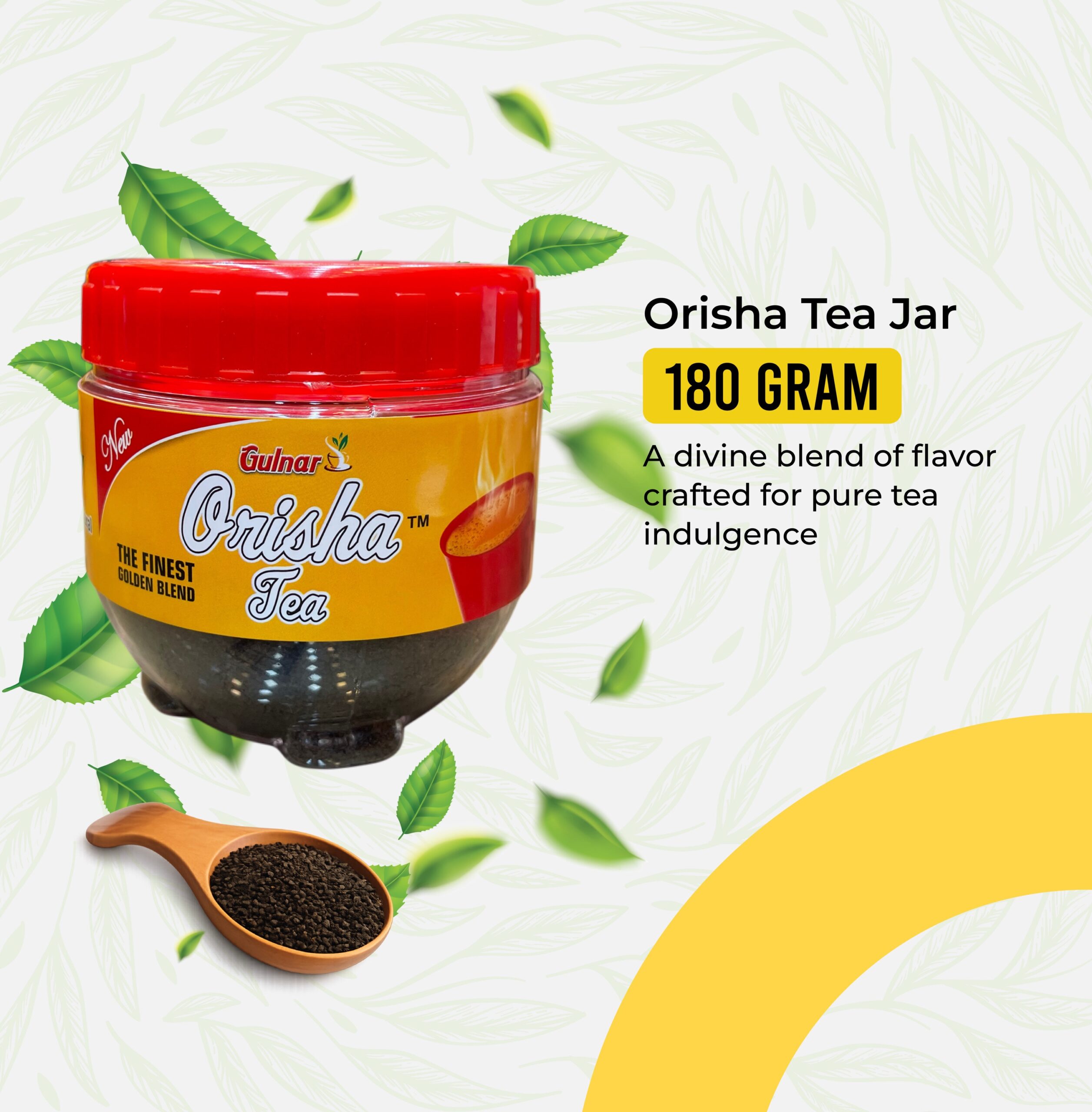 Orisha Tea Jar (180gm)