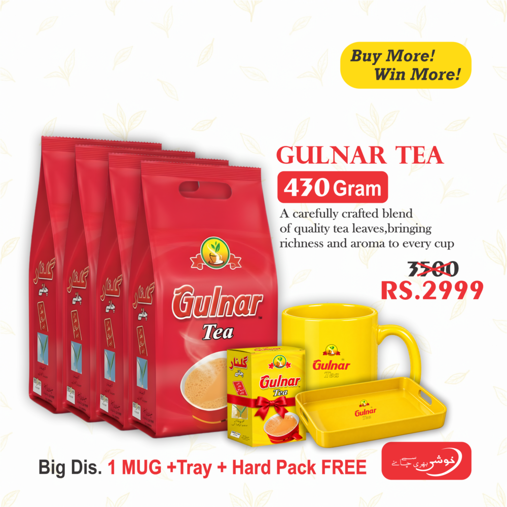 Buy 4 430g Packs Get 1 Tray + Mug + Hard Pack free